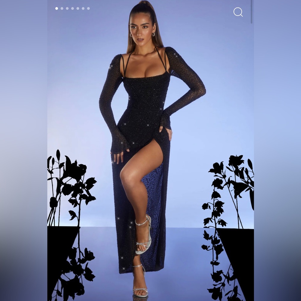 Champel Oh Polly dress in Black.
